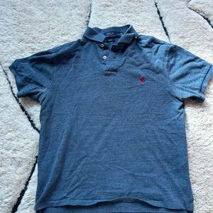 Polo by Ralph Lauren Men's Blue Polo Shirt